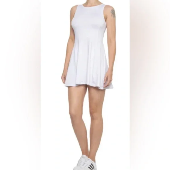 knee length dresses for ladies Kyodan Womens Outdoor French Terry Sleeveless Tank Top Hoodie Dress